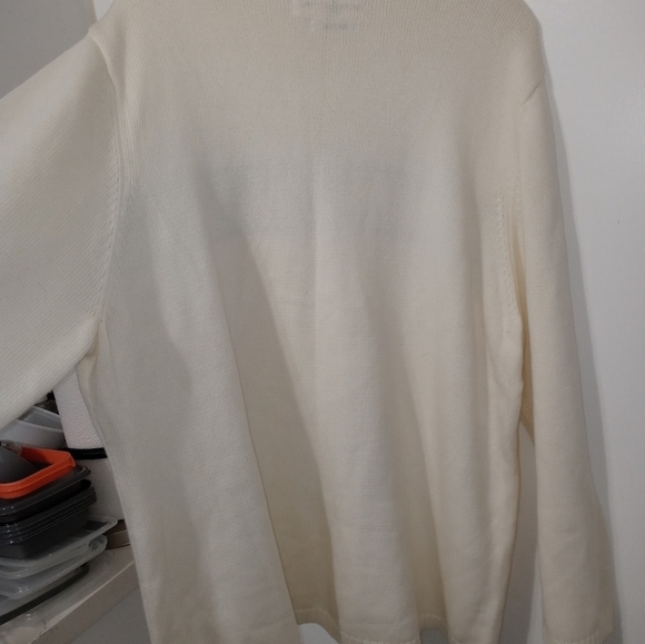 Vintage Tommy Hilfiger Long Sleeve Pullover Cowl neck Sweater Chunky knit logo - Picture 8 of 8